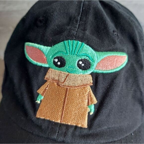 Disney Star Wars Mandalorian Baby Yoda Grogu Hat Baseball Cap Adjustable OSFM - Picture 5 of 7